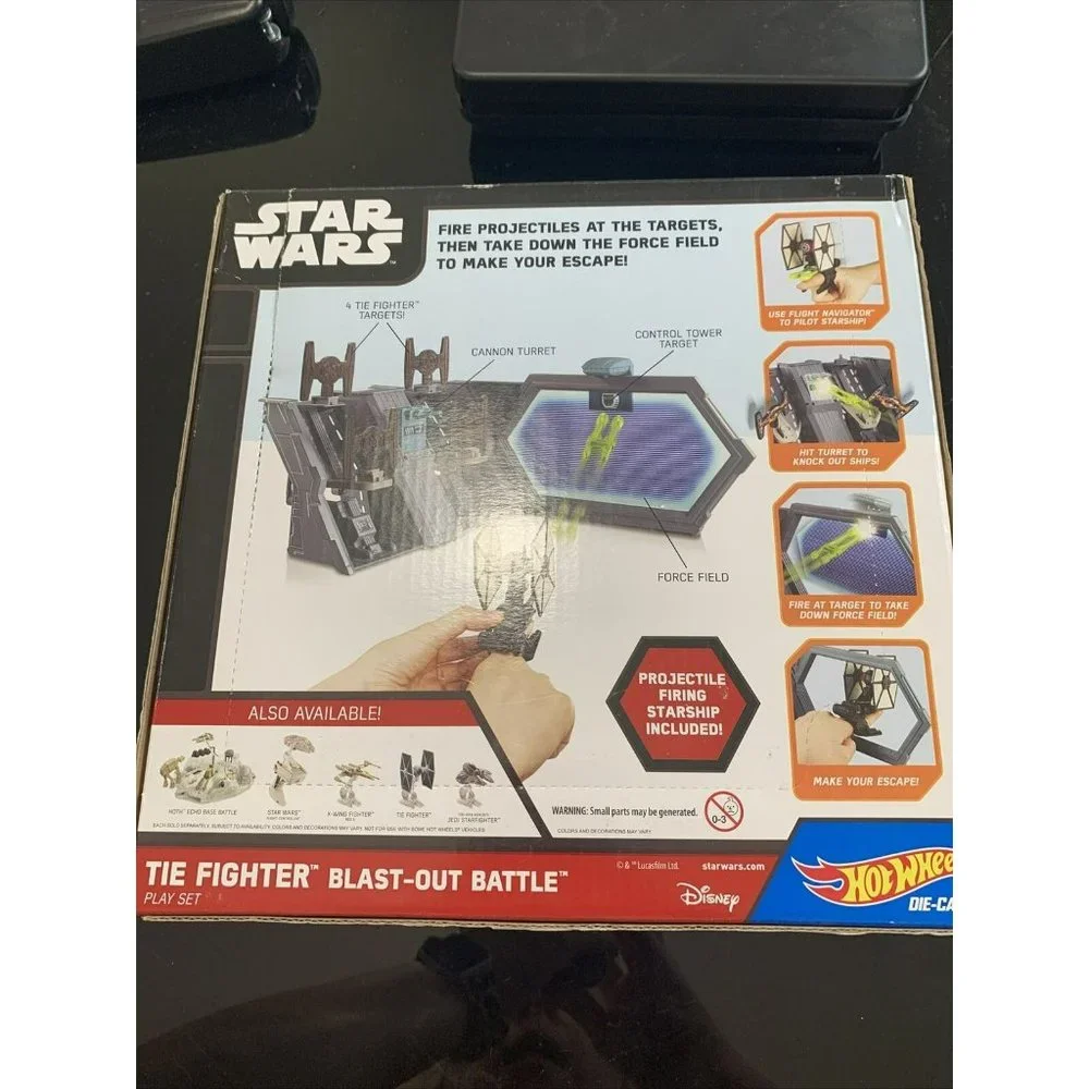 Hot Wheels Star Wars: Force Awakens First Order Tie Fighter Blast out Battle Set
